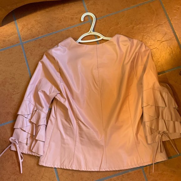 Coat, San Francisco, Pink. Size Medium, False Leather. - Picture 6 of 9